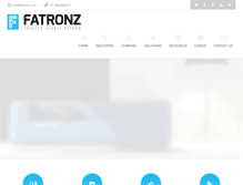 Tablet Screenshot of fatronz.com